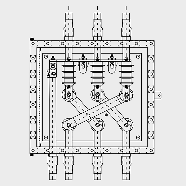 Three Phase Cross Bonding Link Box with SVL for Single Cable Cross Bonding Link Box electrical link box plan
